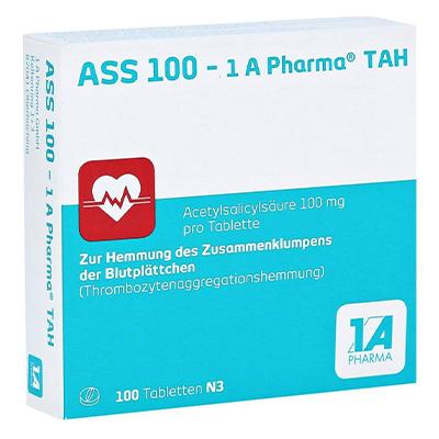 ASS Pharma TAH Tabletten 100 Stk. Tablette