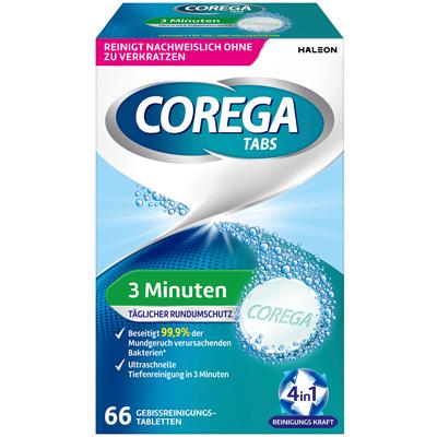 Corega TABS 3 Minuten