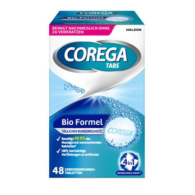 Corega TABS Bio Formel – Gebissreinigungstabletten