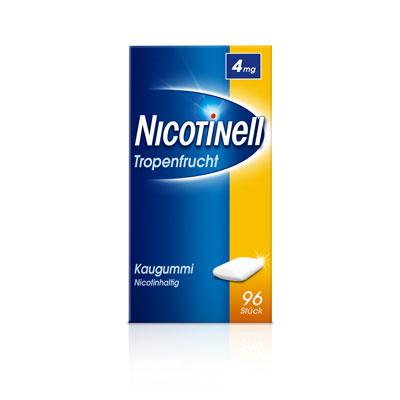 Nicotinell Kaugummi 4 mg Tropenfrucht