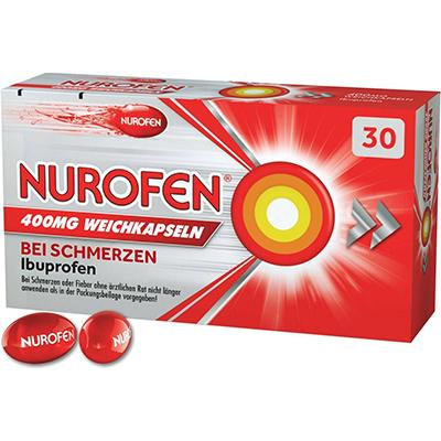 Nurofen 400 mg Weichkapseln 30 Flüssigkapsel